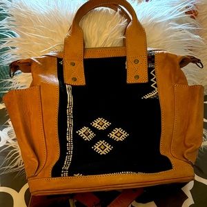 Hand made Huipil convertible bag